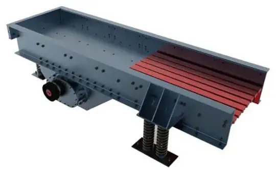 Alimentador vibrante para residuos